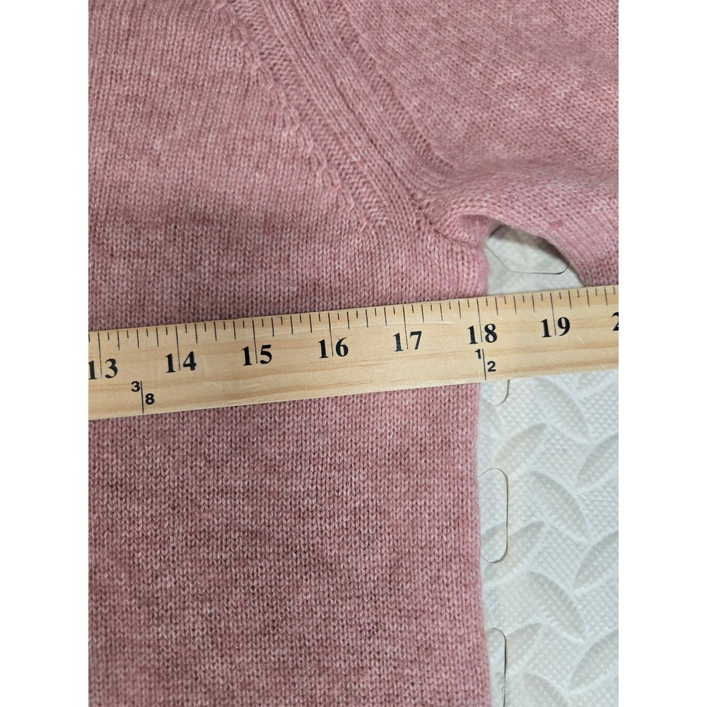 Brochu Walker Pink Wool Cashmere Layered Look Sweater Womens Medium Quiet Luxury - Picture 12 of 14